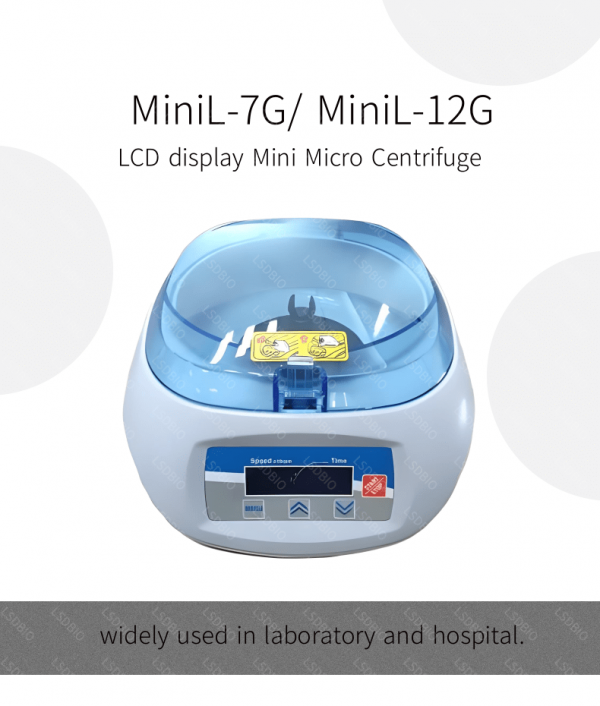 MiniL-7G/MiniL-12G Cheap Induction Medical Laboratory High Speed Centrifuge Machine